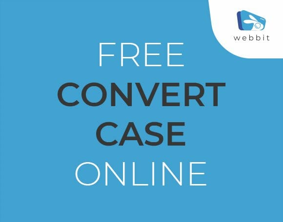convert case 1 - Case Converter Online